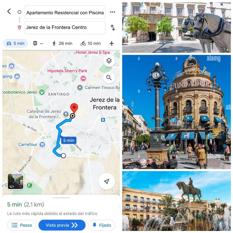 Апартаменты Apartamento Jerez Sur - Con Piscina Y Garaje Херес-де-ла-Фронтера Экстерьер фото